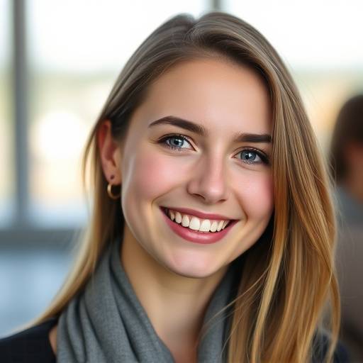 Anya Petrova, a satisfied student, giving a testimonial.